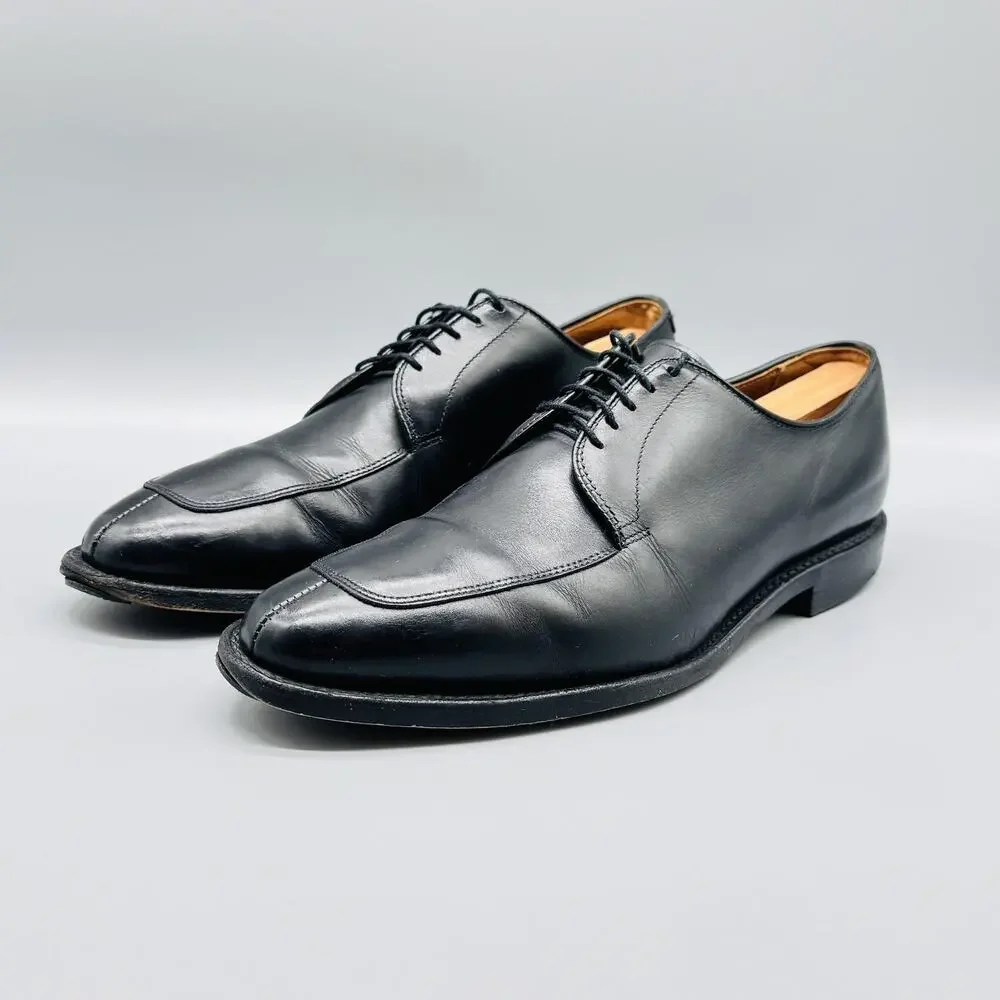 Allen Edmonds Shoes Men 10 Black Delray Leather Dress Oxford Casual Comfort USA